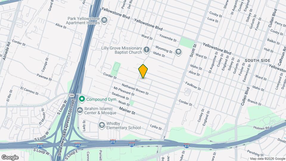 3615 Dreyfus St Map and Location Details