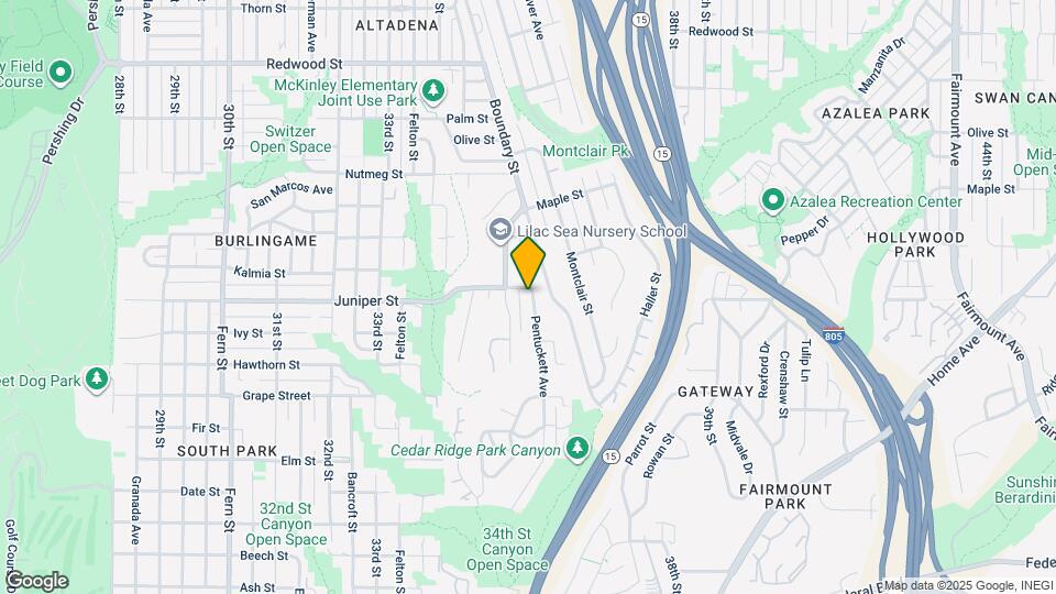 2282 Pentuckett Ave Map and Location Details