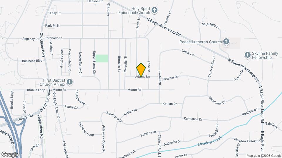17416 Adams Ln Map and Location Details