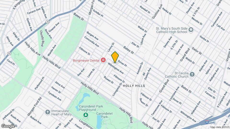 3971 Wilmington Ave Map and Location Details