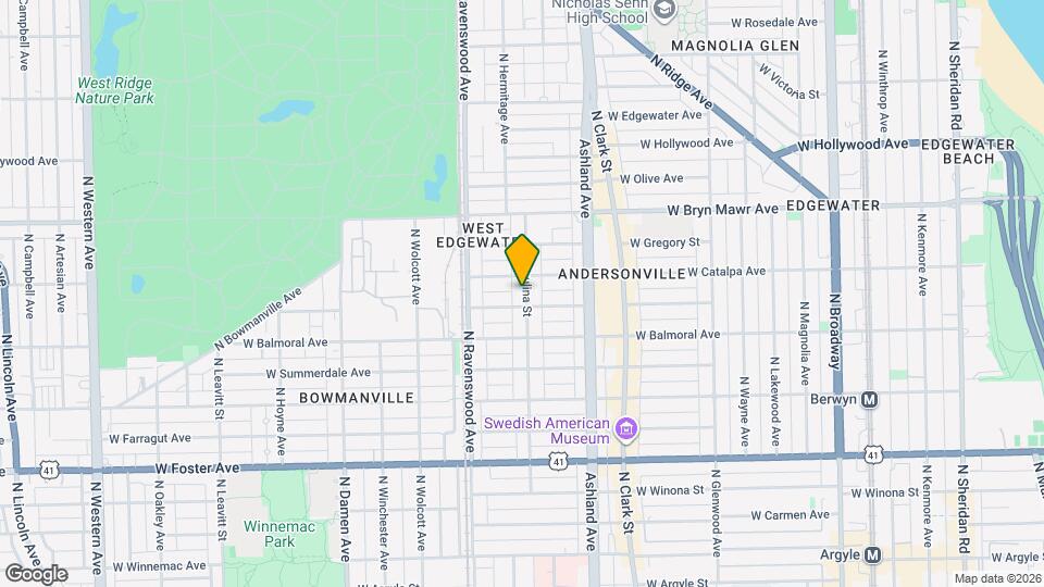 5450 N Paulina St, Unit 2 Map and Location Details