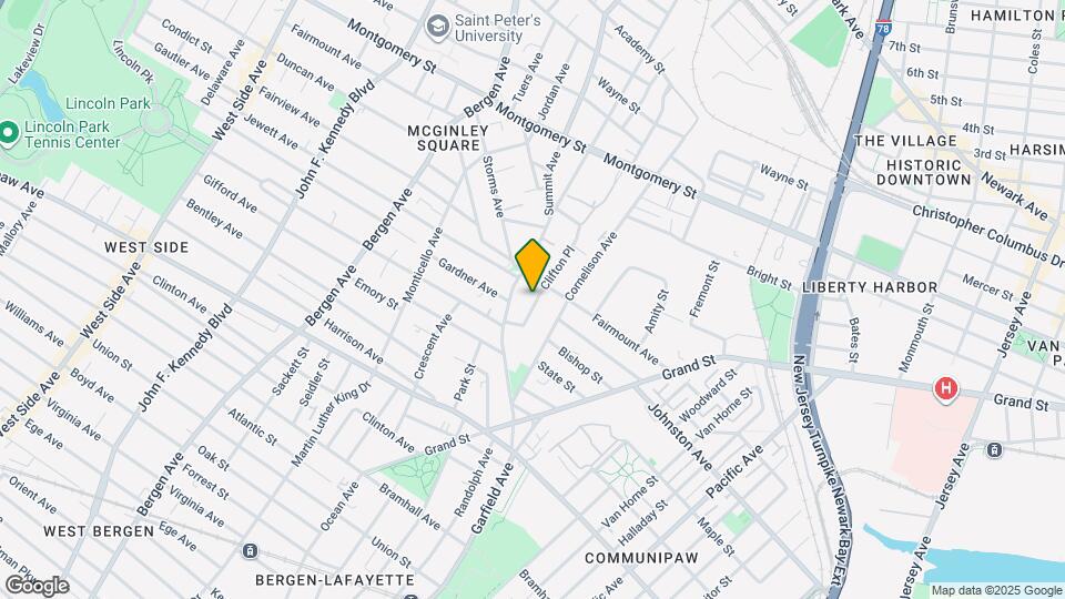 41 Clifton Pl, Unit 1C Map and Location Details