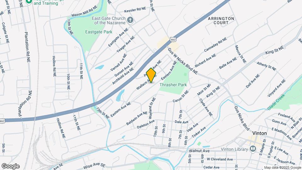 1724-1726 Eastern Ave NE Map and Location Details