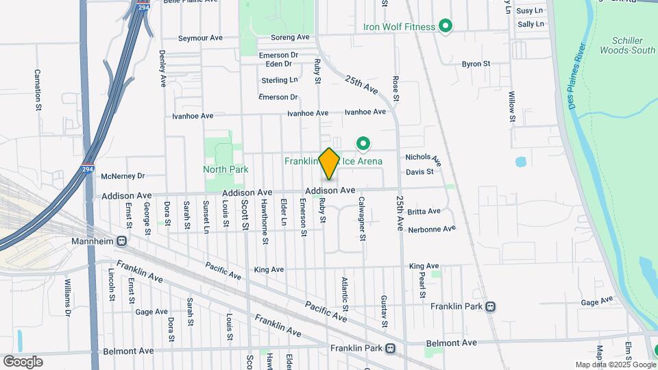 9740 Addison Ave Map and Location Details