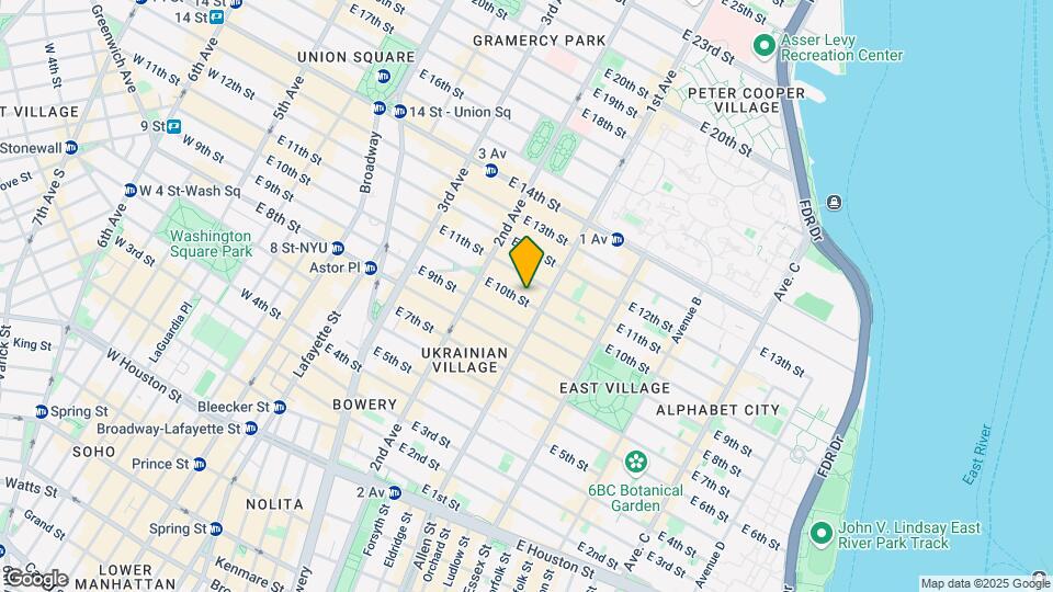 233 E Tenth St Mapa y Detalles de la Ubicación