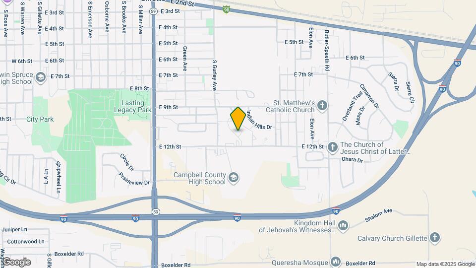 1041 Teton Cir Map and Location Details