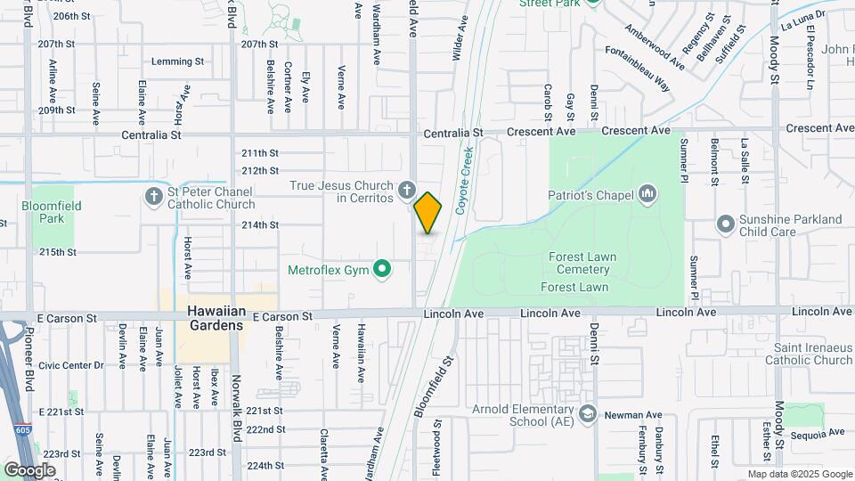 Lakewood Village Map and Location Details