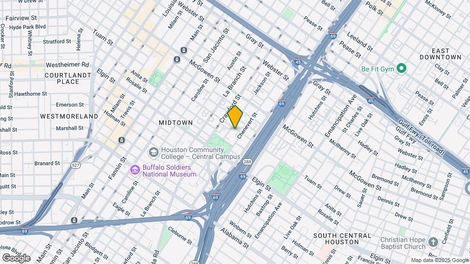 1706 Tuam St Map and Location Details