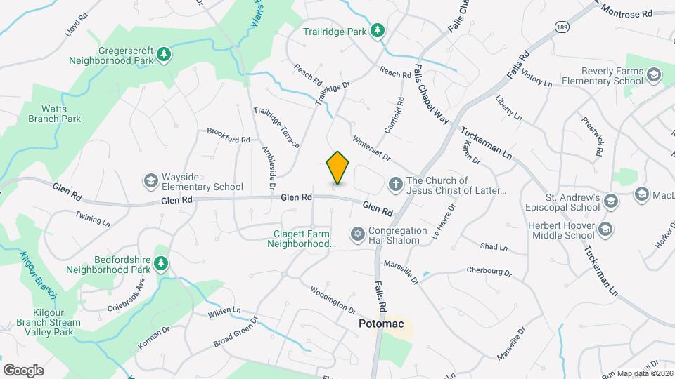 11701 Winterset Terrace Map and Location Details