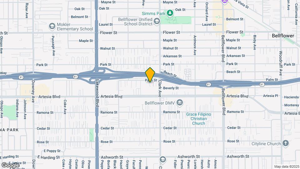 9324 Palm St Map and Location Details