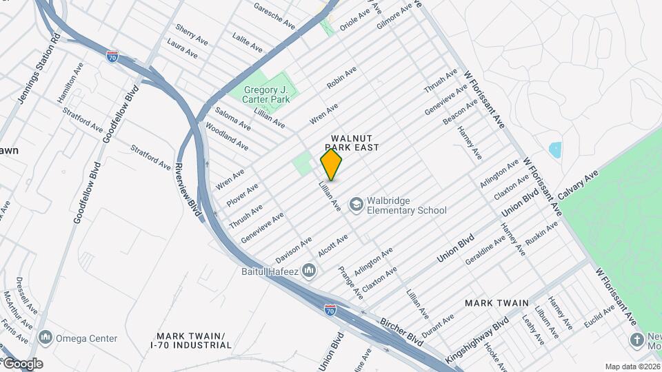 5006 Genevieve Ave Map and Location Details