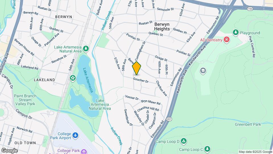 5702 Goucher Dr Map and Location Details