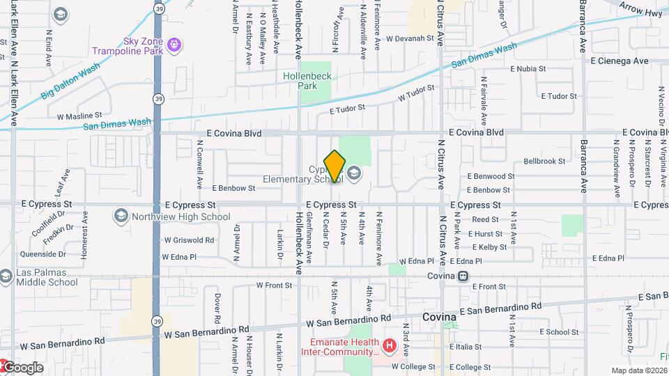 4622 N Fircroft Ave Map and Location Details