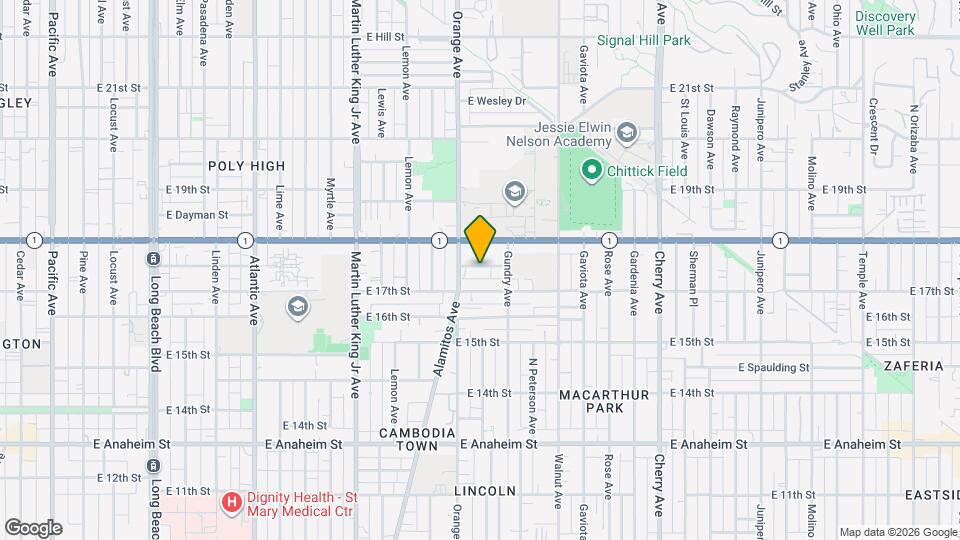 1242 E Esther St Mapa y Detalles de la Ubicación