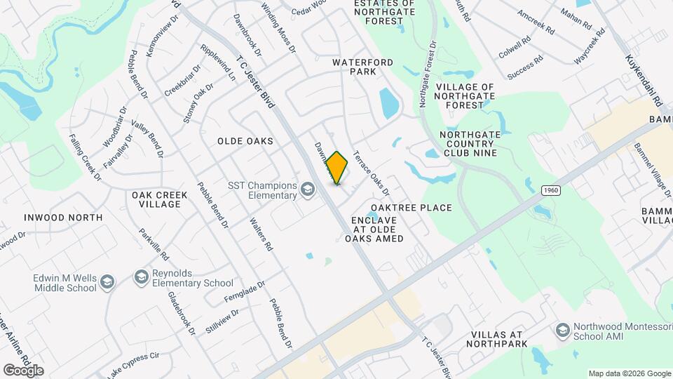 15015 Dawnbrook Dr Map and Location Details
