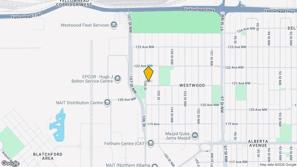 10518-10121 121 Ave NW Map and Location Details