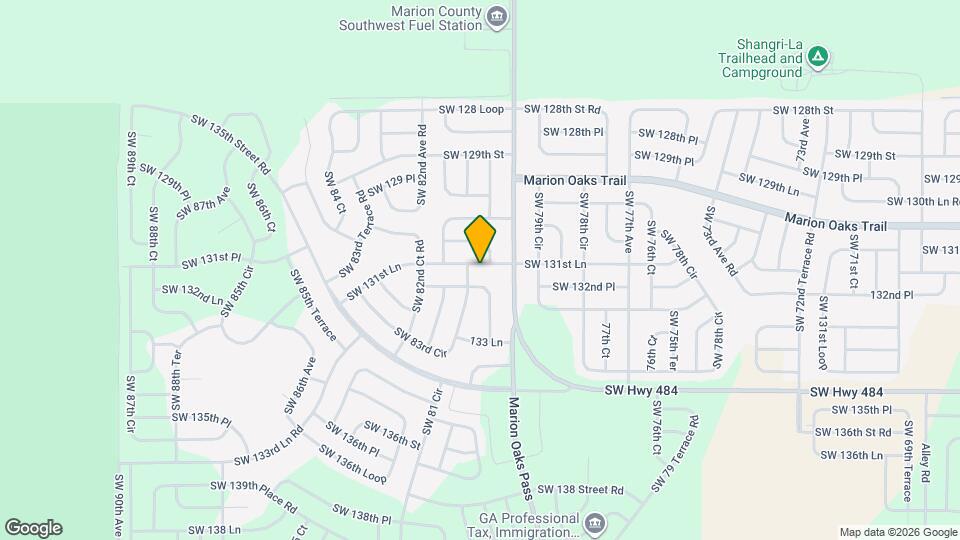 8070 SW 131st Ln Map and Location Details