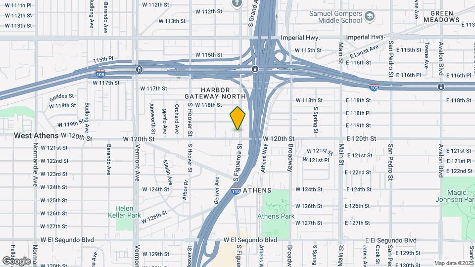 11919 S Figueroa St Map and Location Details