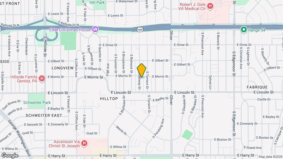 810 S Crestway St Map and Location Details