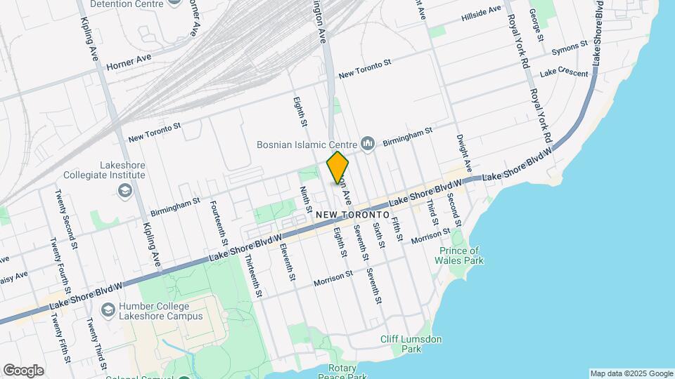 158 Islington Ave Map and Location Details