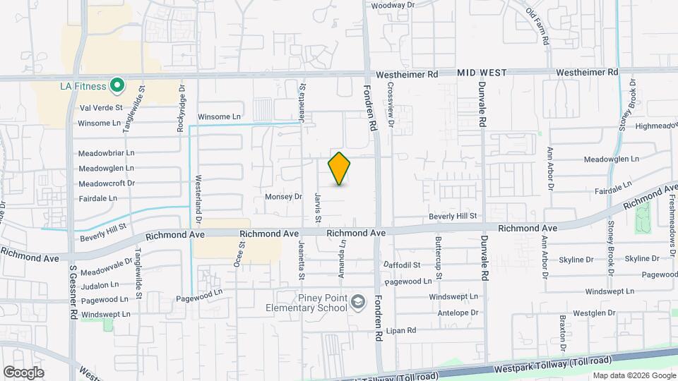 9005 Gabriel St Map and Location Details