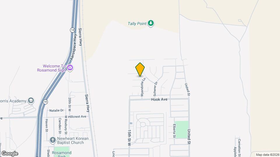 1425 Ridgecrest Ct Map and Location Details