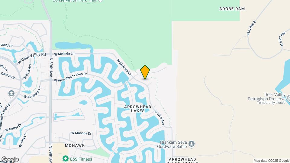 5242 W Melinda Ln Map and Location Details