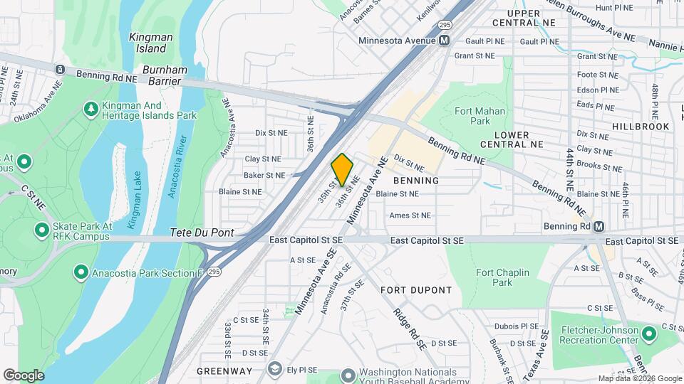 162 36th St NE Map and Location Details