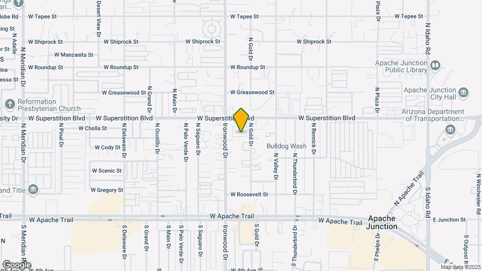 651 N Ironwood Dr Map and Location Details