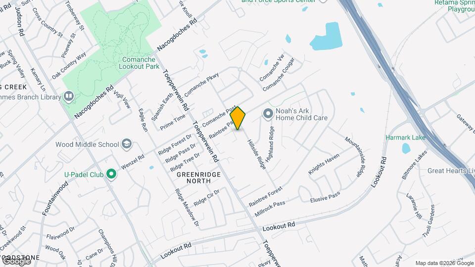 6806 Winterpath Dr Mapa y Detalles de la Ubicación