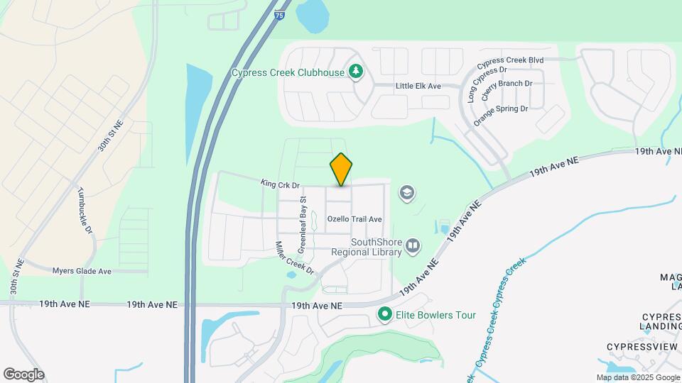 7255 King Crk Dr Mapa y Detalles de la Ubicación