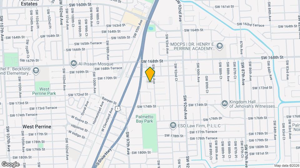 17120 SW 94th Ave Mapa y Detalles de la Ubicación