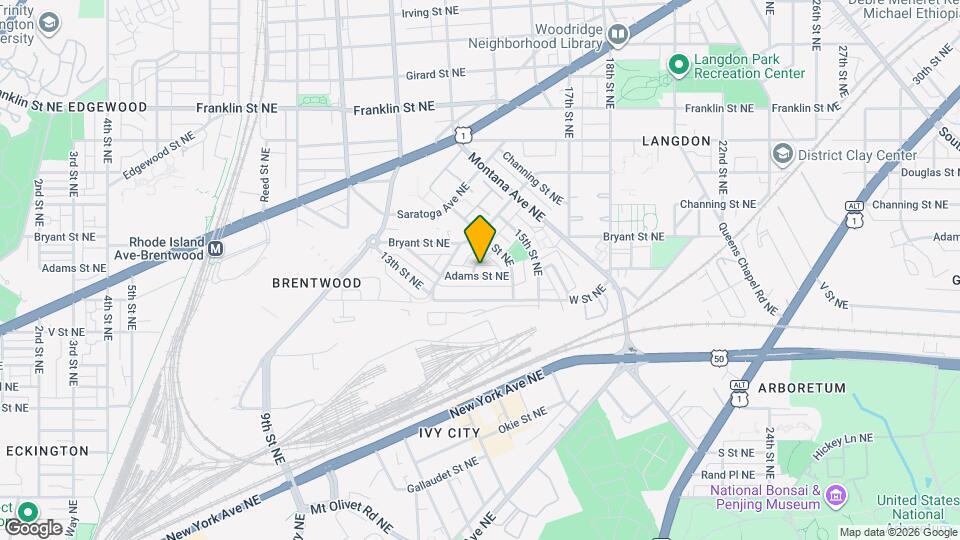 1332 Adams St NE Mapa y Detalles de la Ubicación