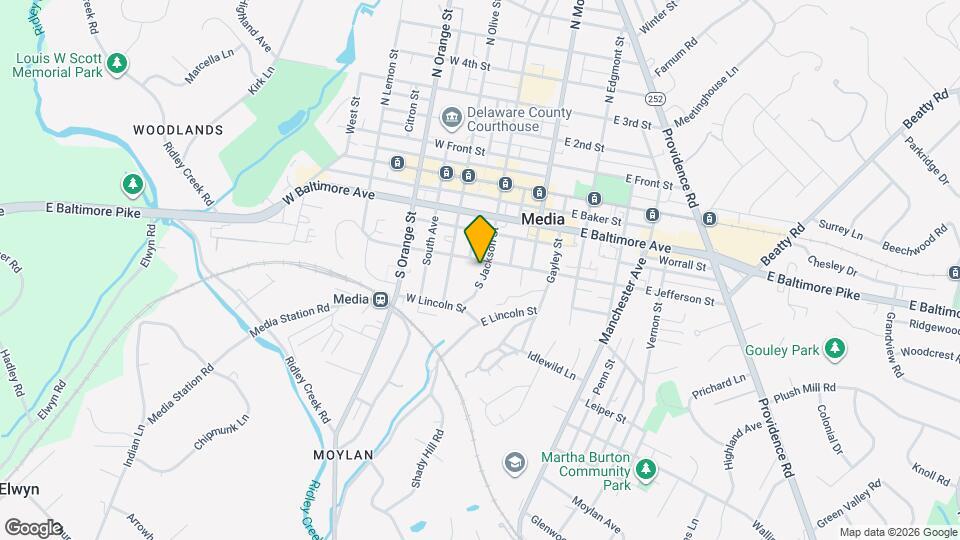 404 S Jackson St Map and Location Details