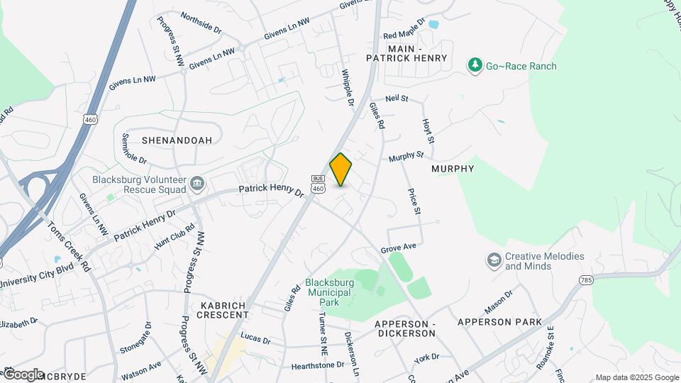 892 Patrick Henry Dr Map and Location Details