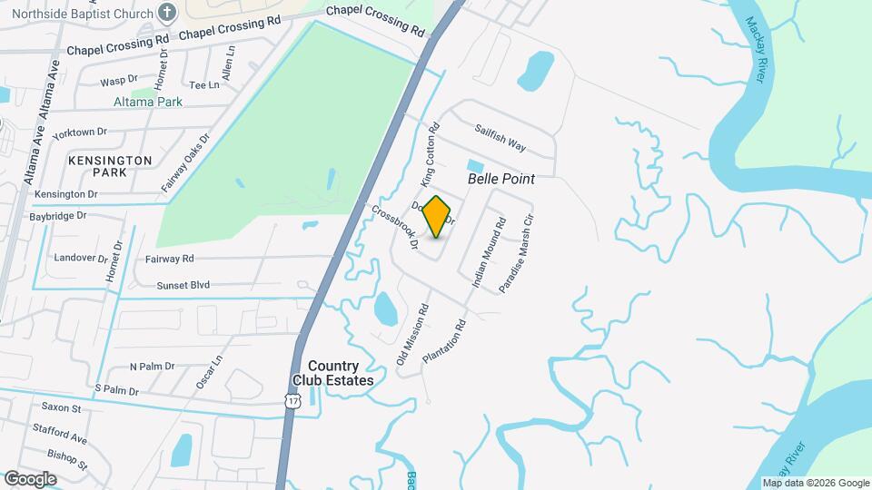 117 Crossbrook Dr Map and Location Details