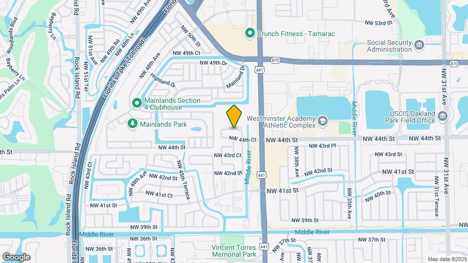 4190 NW 45th St Map and Location Details