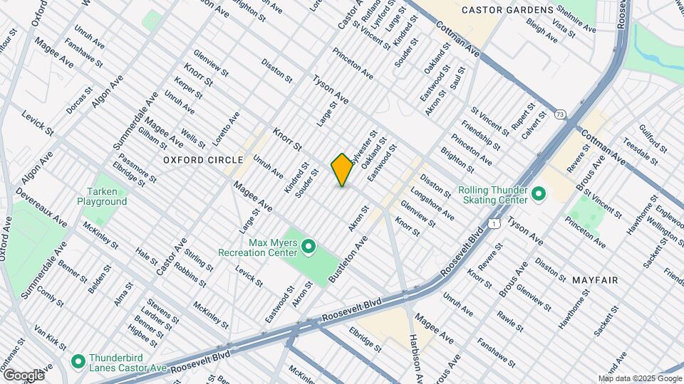 6734 Oakland St Map and Location Details