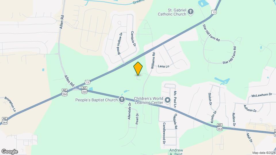 1508 Manning Forest Dr Map and Location Details