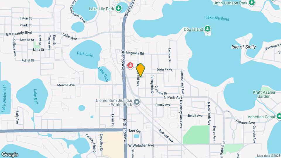 1742 Ridgewood Ave Mapa y Detalles de la Ubicación