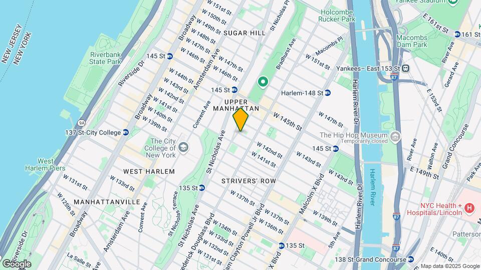 318 W 142nd St, Unit 2A Map and Location Details