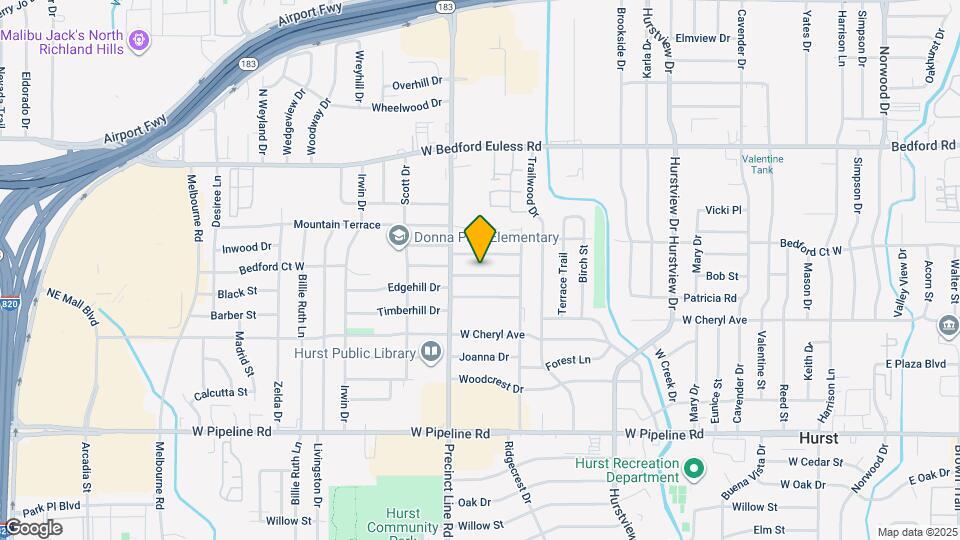 724 Edgehill Dr Map and Location Details