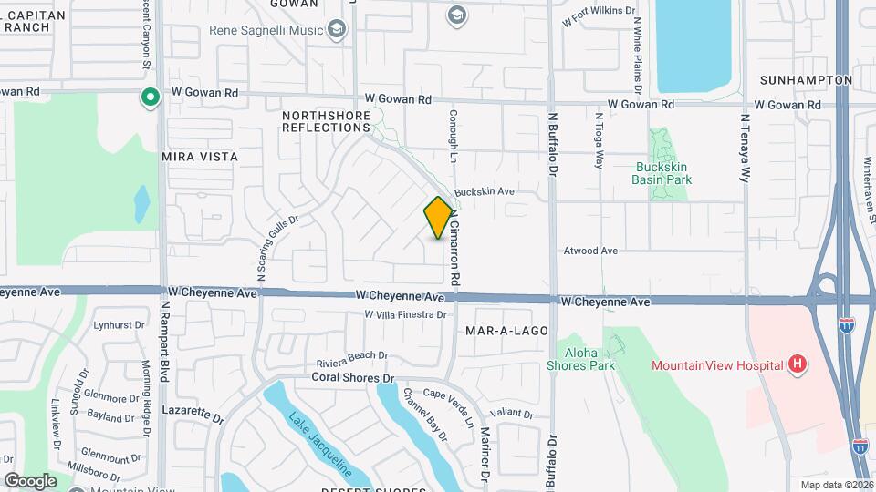 3317 Moon River St Map and Location Details