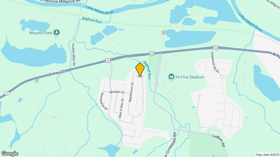 5668 Appaloosa Cir Mapa y Detalles de la Ubicación