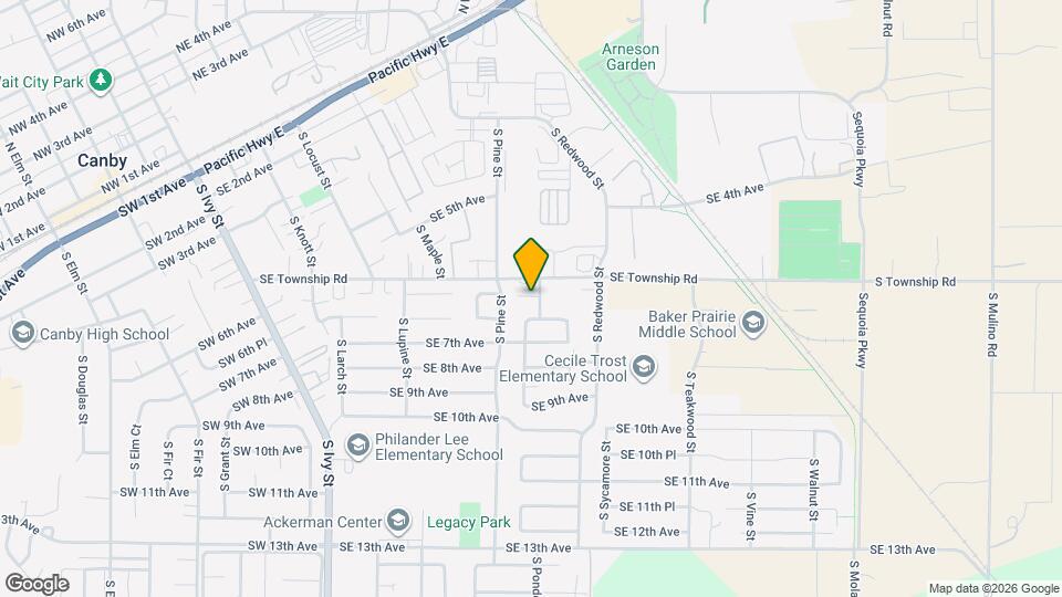 575 S Ponderosa St Map and Location Details