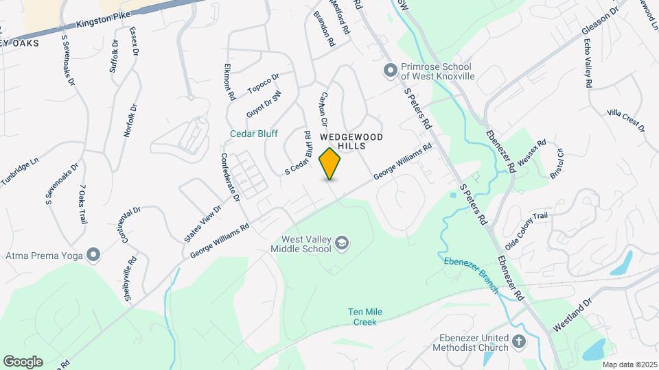 428 Cross Creek Ln Map and Location Details