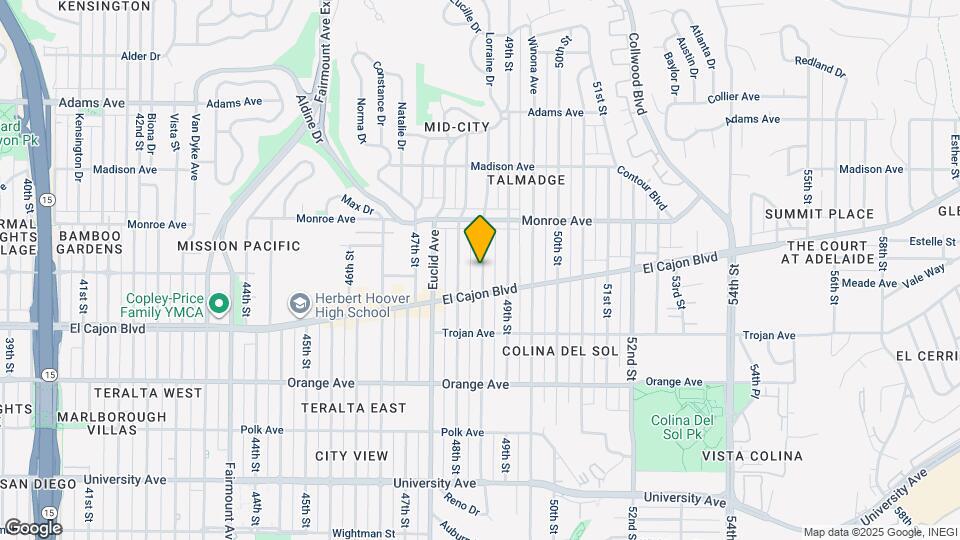 4430 Estrella Ave Mapa y Detalles de la Ubicación