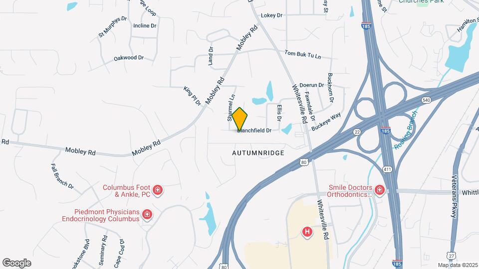 1340 Blanchfield Dr Map and Location Details