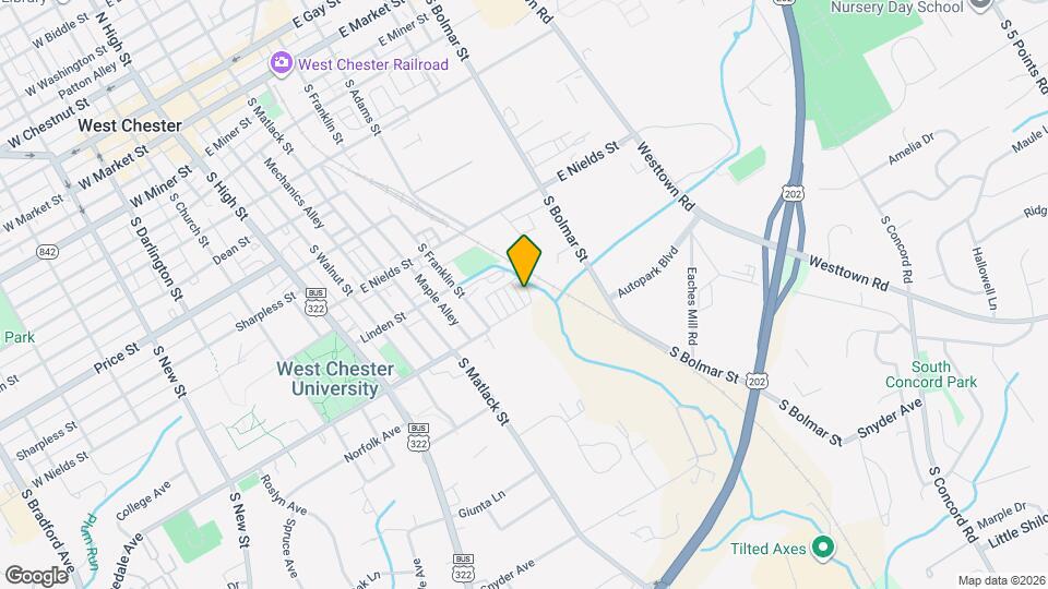 721 S Penn St Map and Location Details