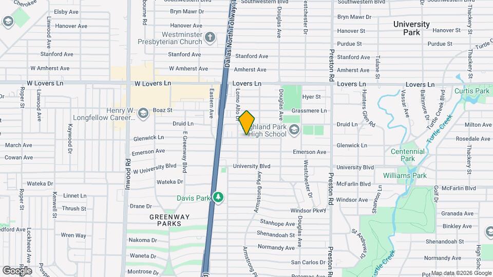 4403 Glenwick Ln Map and Location Details